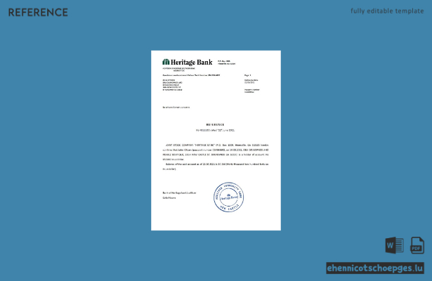 USA Heritage Bank Referenzbeispiel-Vorschau